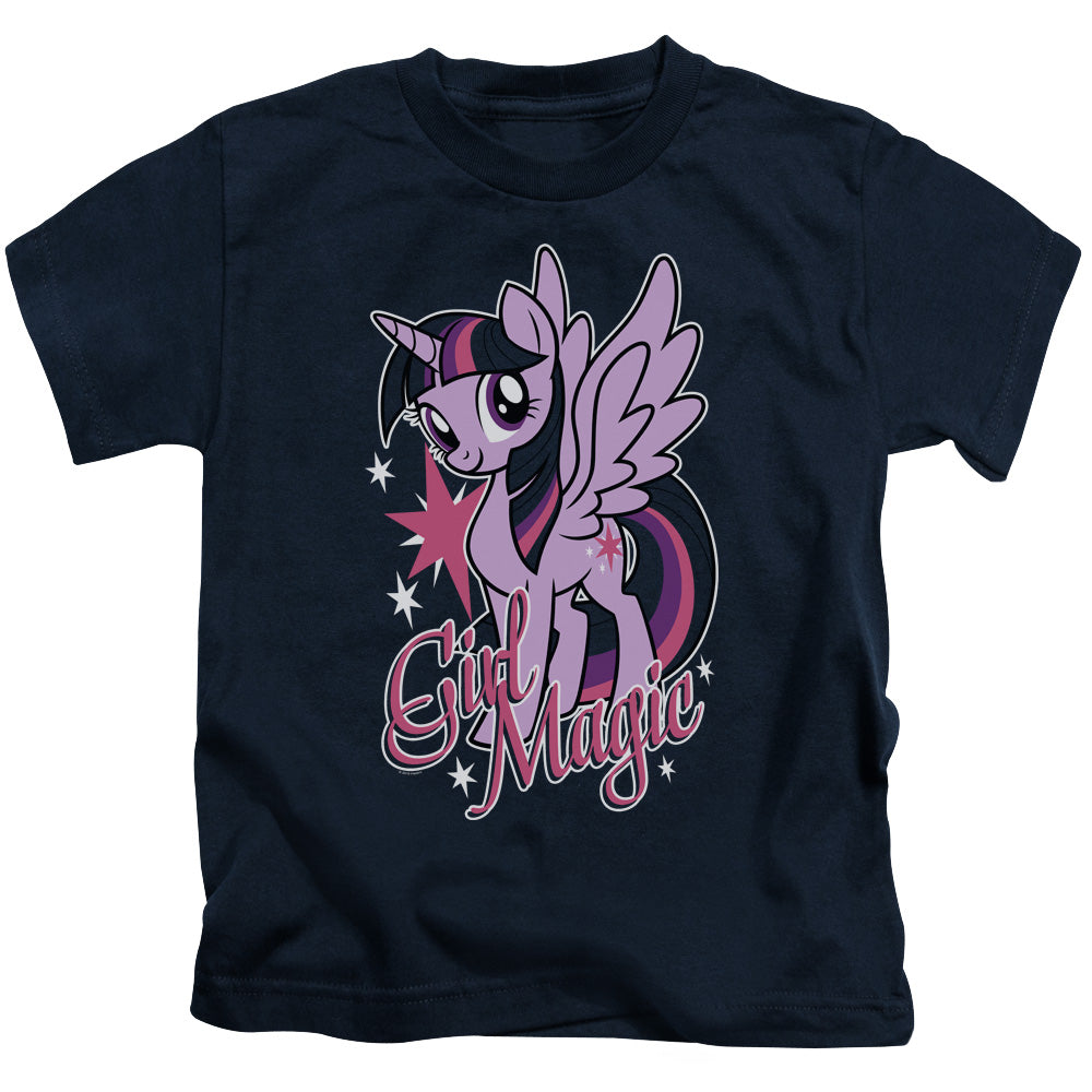 My Little Pony Tv Girl Magic Juvenile Kids Youth T Shirt Navy Blue