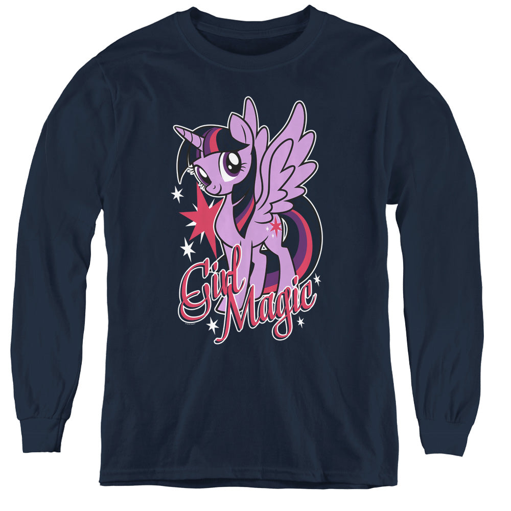 My Little Pony Tv Girl Magic Youth Long Sleeve Navy Blue