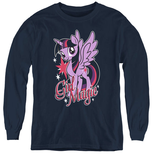 My Little Pony Tv Girl Magic Youth Long Sleeve Navy Blue