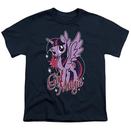 My Little Pony Tv Girl Magic Kids Youth T Shirt Navy Blue