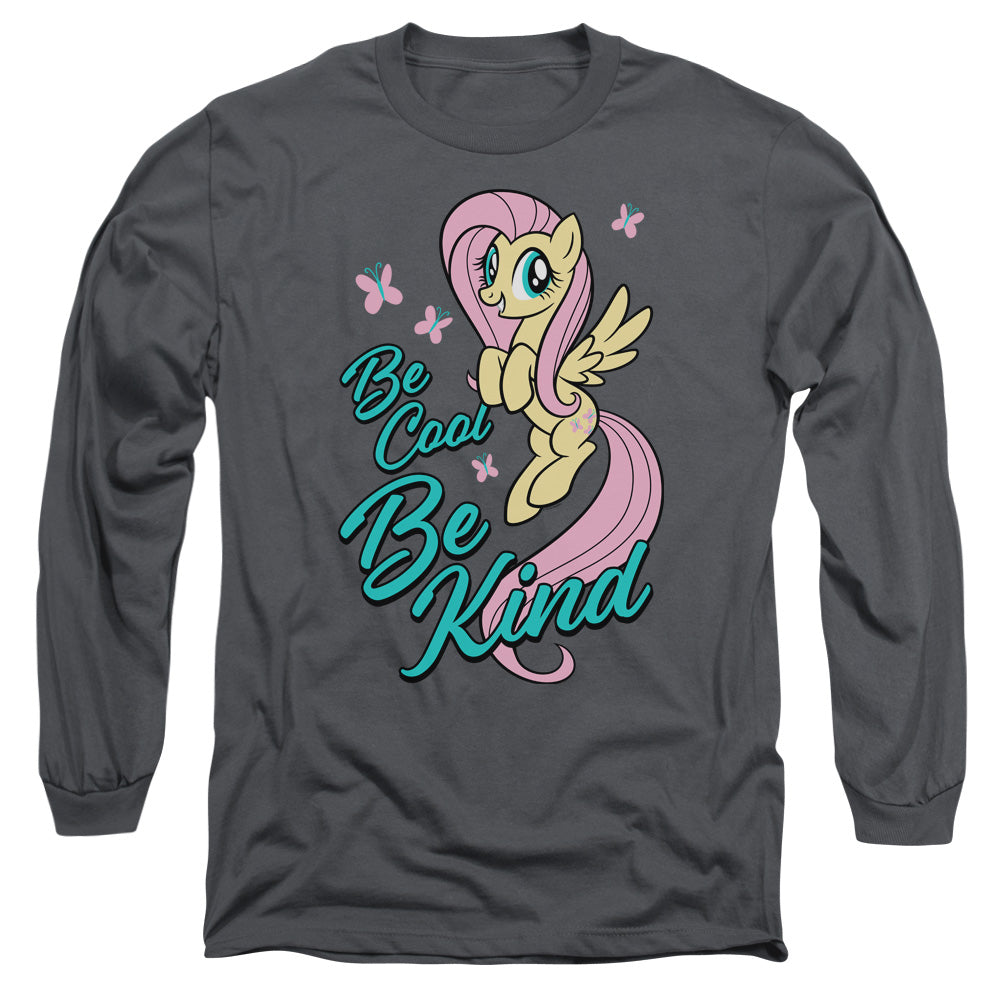 My Little Pony Tv Be Kind Mens Long Sleeve Shirt Charcoal