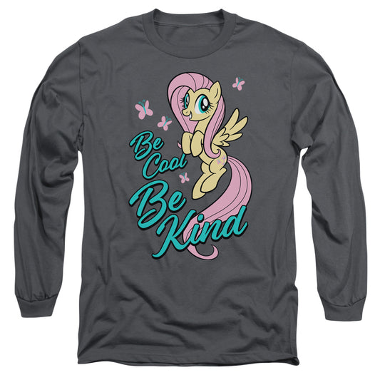 My Little Pony Tv Be Kind Mens Long Sleeve Shirt Charcoal