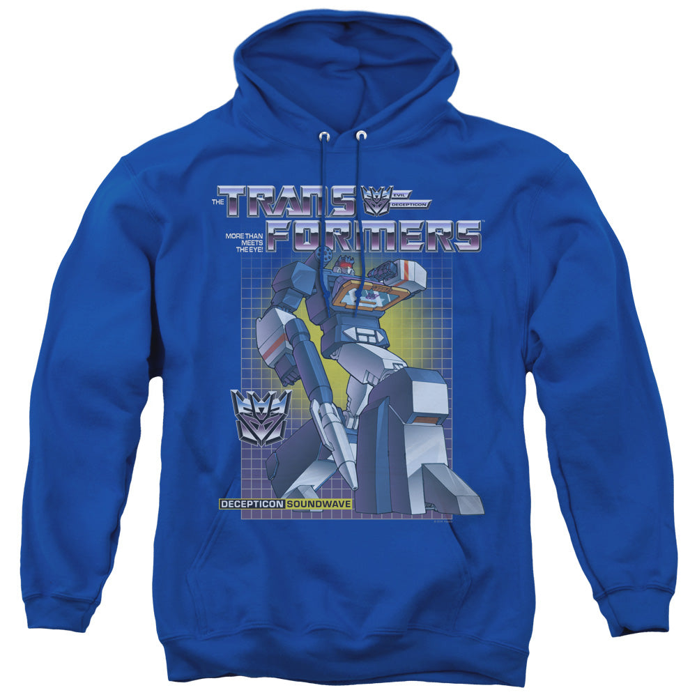 Transformers Soundwave Mens Hoodie Royal Blue