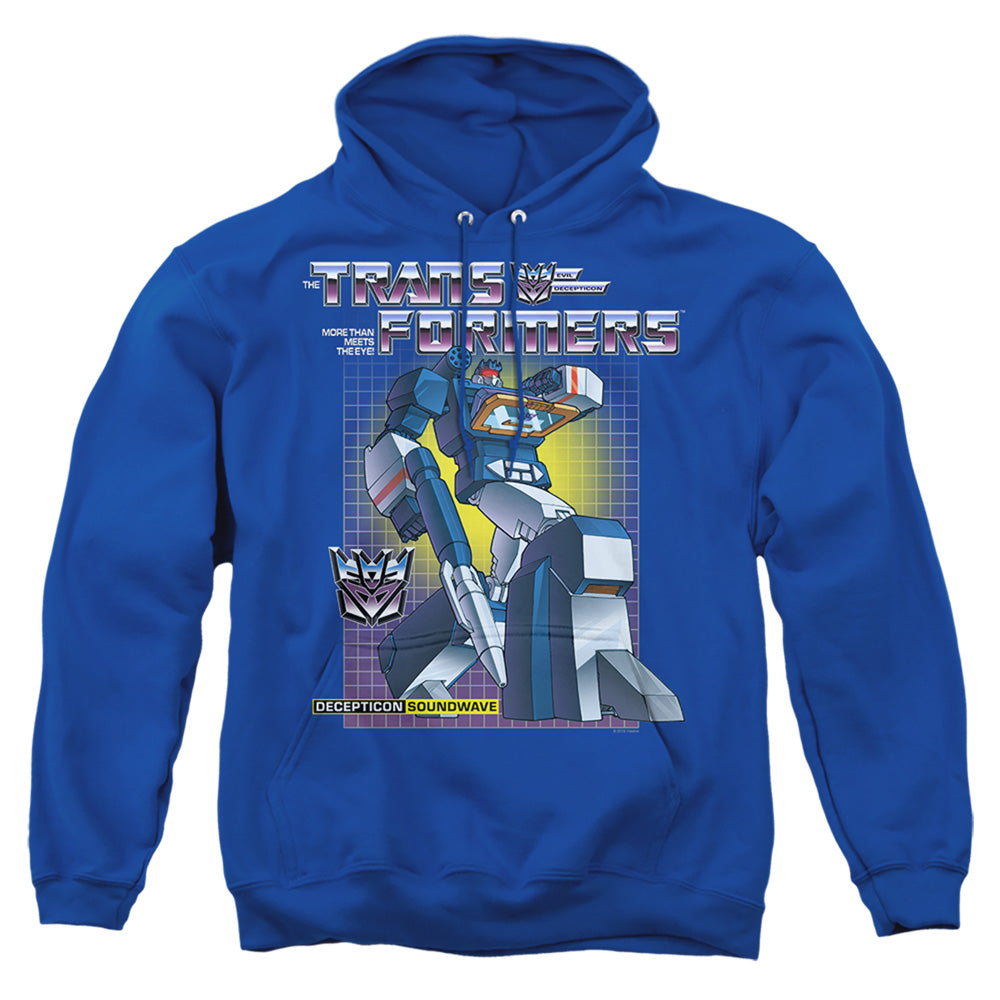 Transformers Soundwave Mens Hoodie Royal Blue