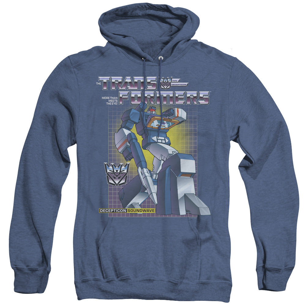 Transformers Soundwave Heather Mens Hoodie Royal Blue