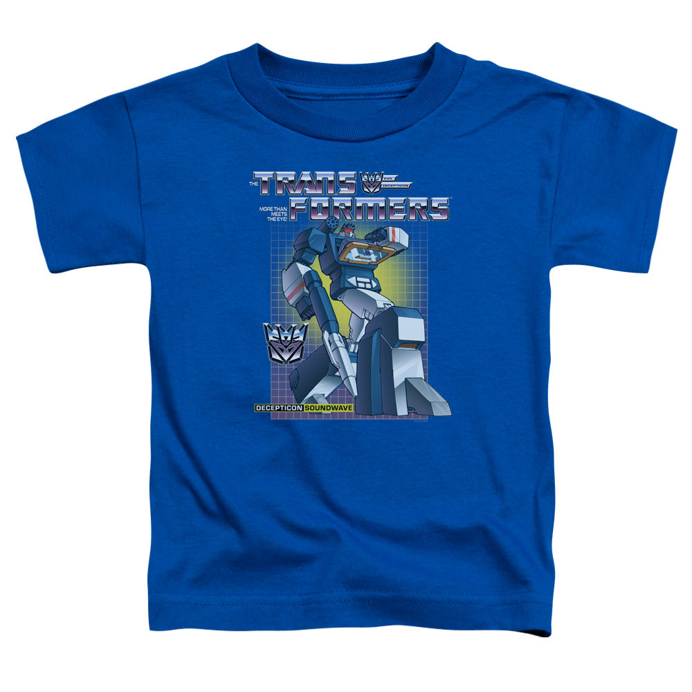 Transformers Soundwave Toddler Kids Youth T Shirt Royal Blue