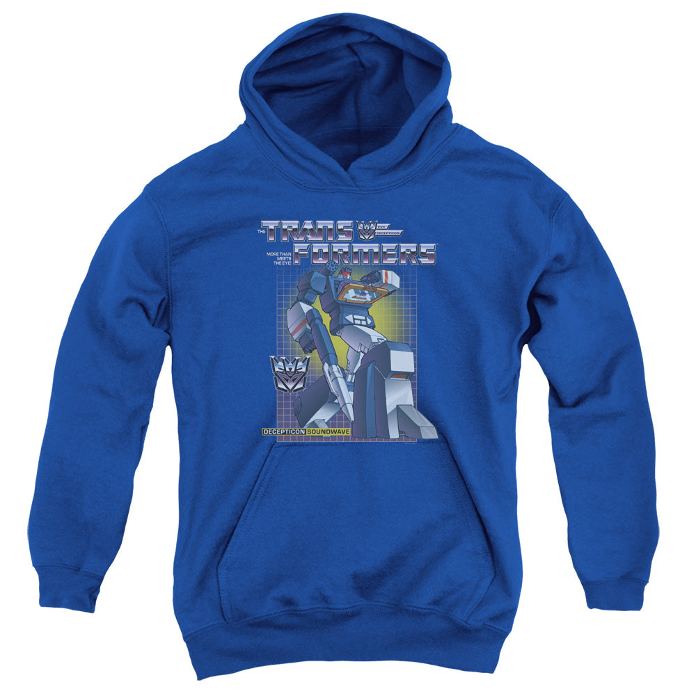 Transformers Soundwave Kids Youth Hoodie Royal Blue