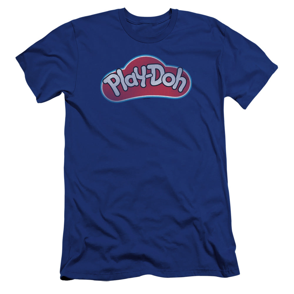 Play Doh Lid Premium Bella Canvas Slim Fit Mens T Shirt Royal Blue