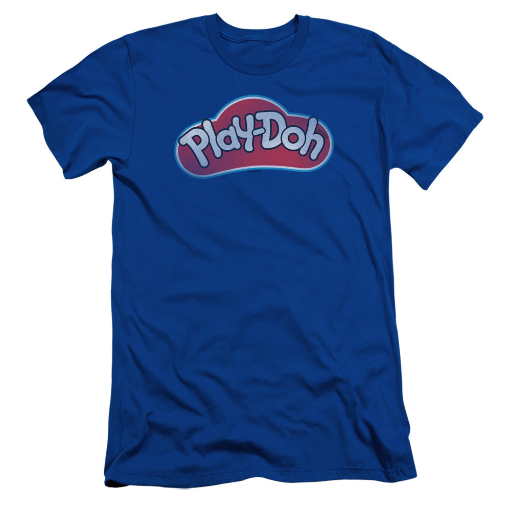 Play Doh Lid Slim Fit Mens T Shirt Royal Blue