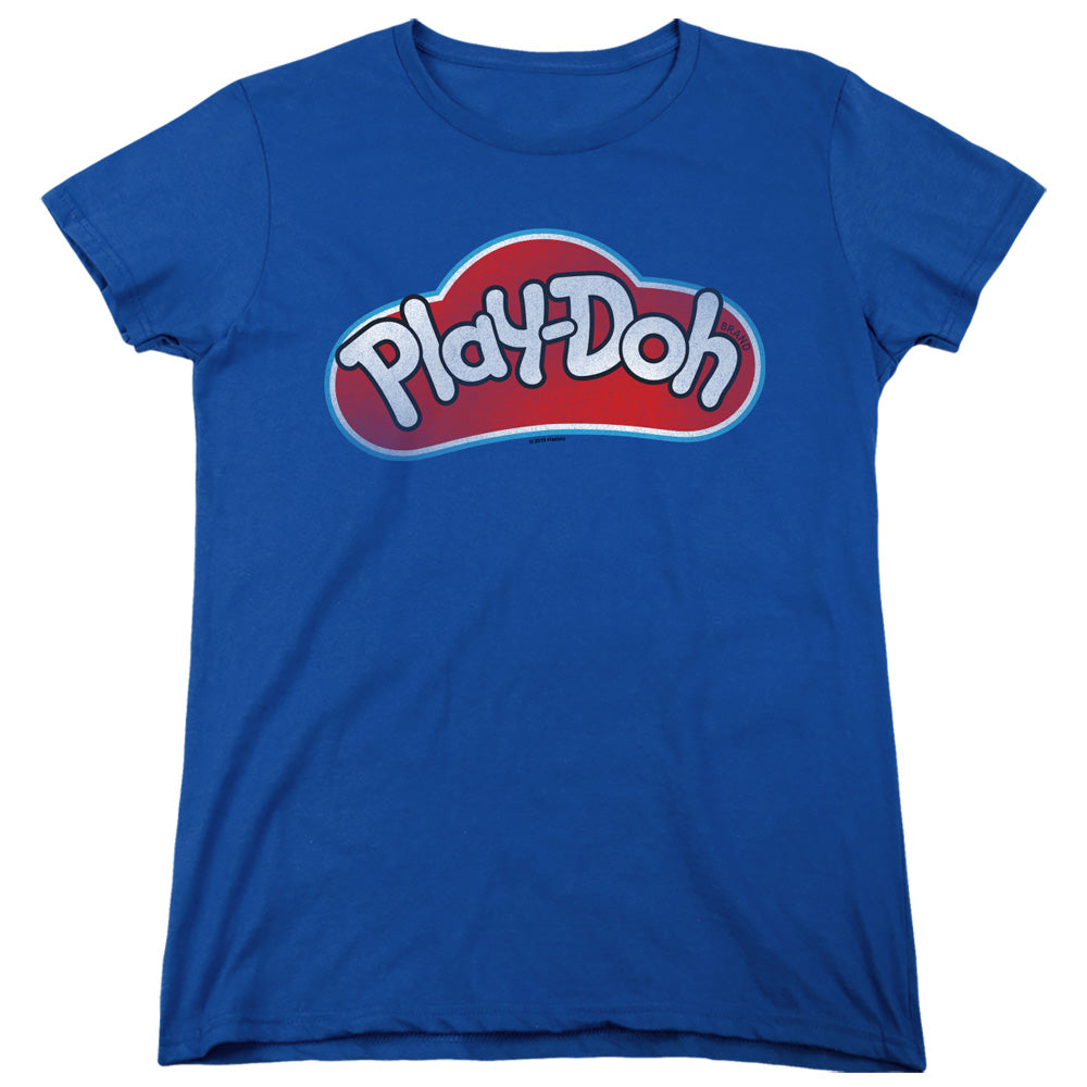 Play Doh Lid Womens T Shirt Royal Blue