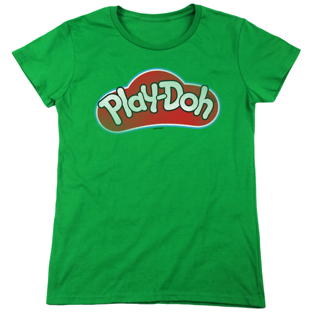 Play Doh Lid Womens T Shirt Kelly Green