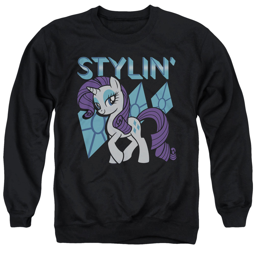 My Little Pony Tv Stylin Mens Crewneck Sweatshirt Black