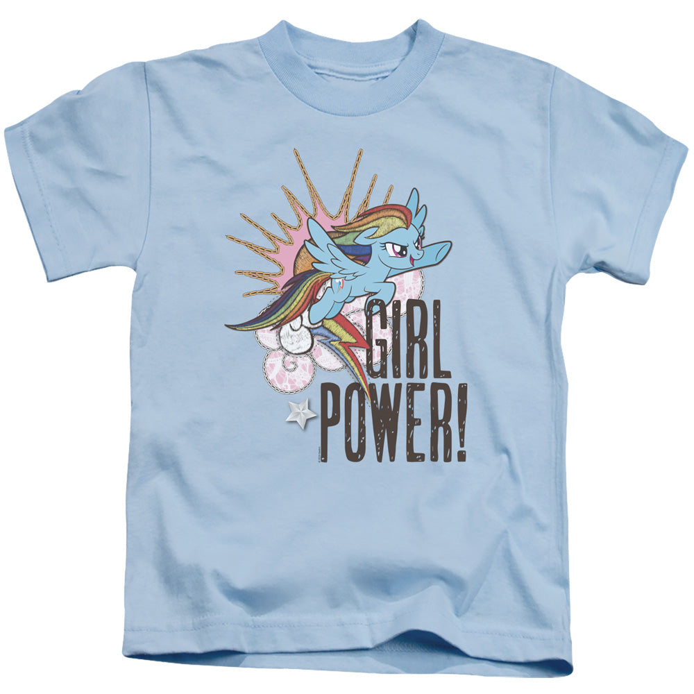 My Little Pony Tv Girl Power Juvenile Kids Youth T Shirt Light Blue