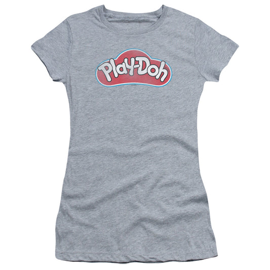 Play Doh Dohs Junior Sheer Cap Sleeve Womens T Shirt Athletic Heather