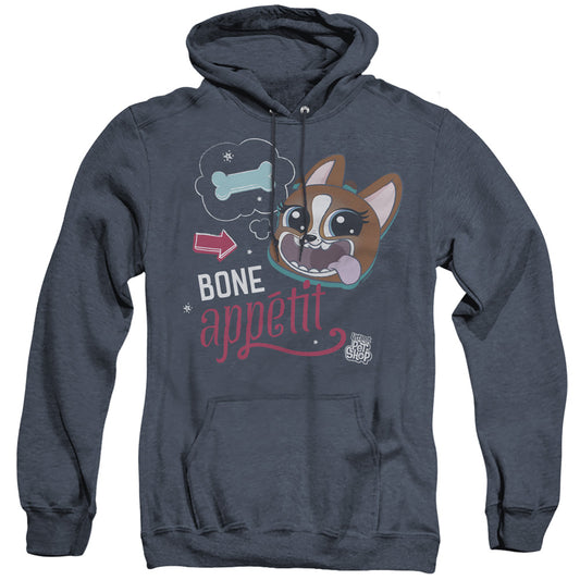 Littlest Pet Shop Bone Appetit Mens Heather Hoodie Navy