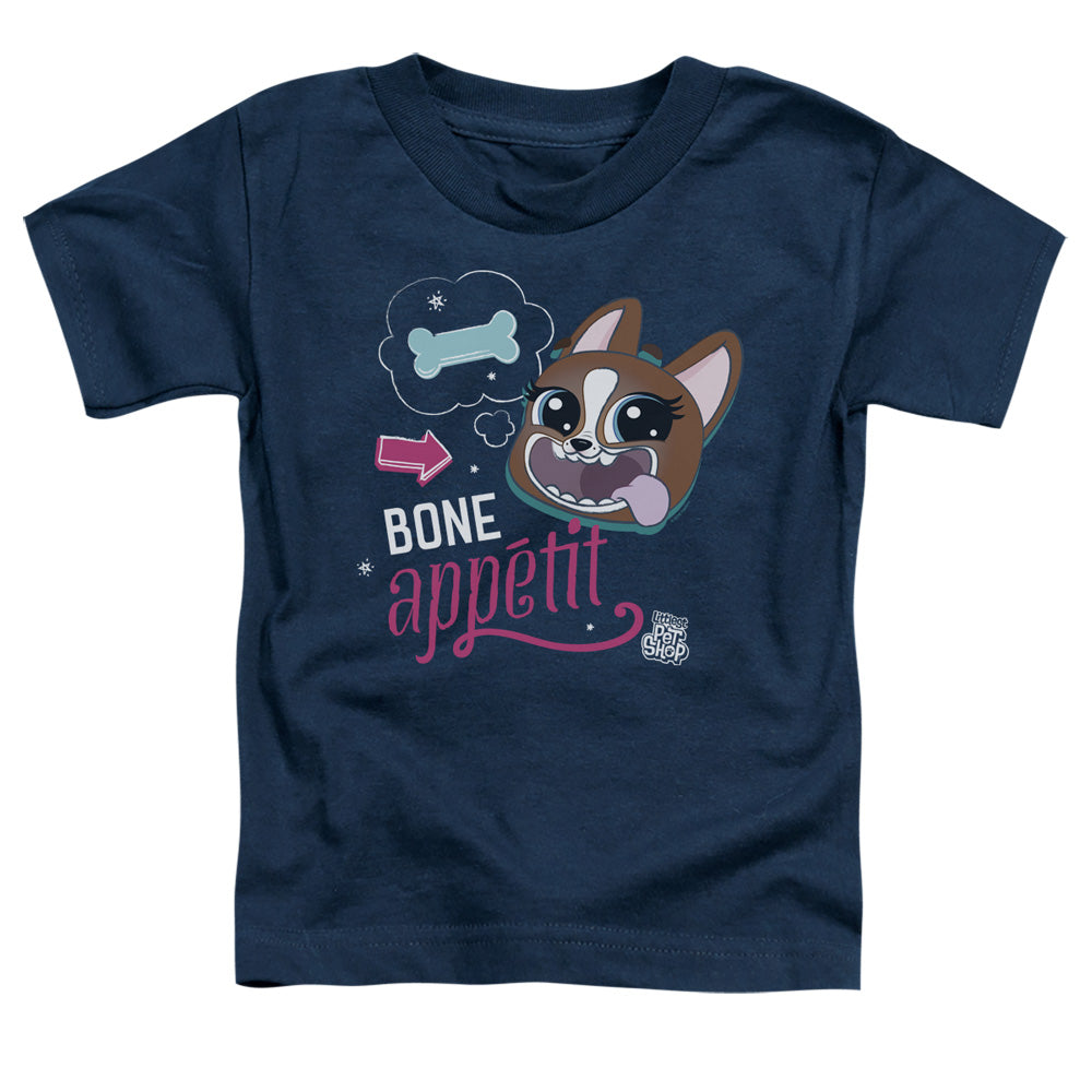 Littlest Pet Shop Bone Appetit Toddler Kids Youth T Shirt Navy