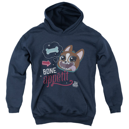 Littlest Pet Shop Bone Appetit Kids Youth Hoodie Navy