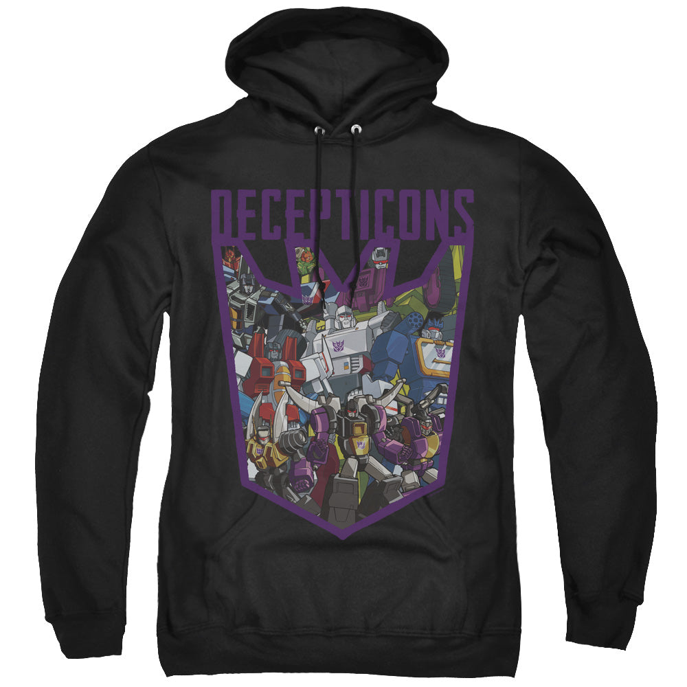 Transformers Decepticon Collage Mens Hoodie Black