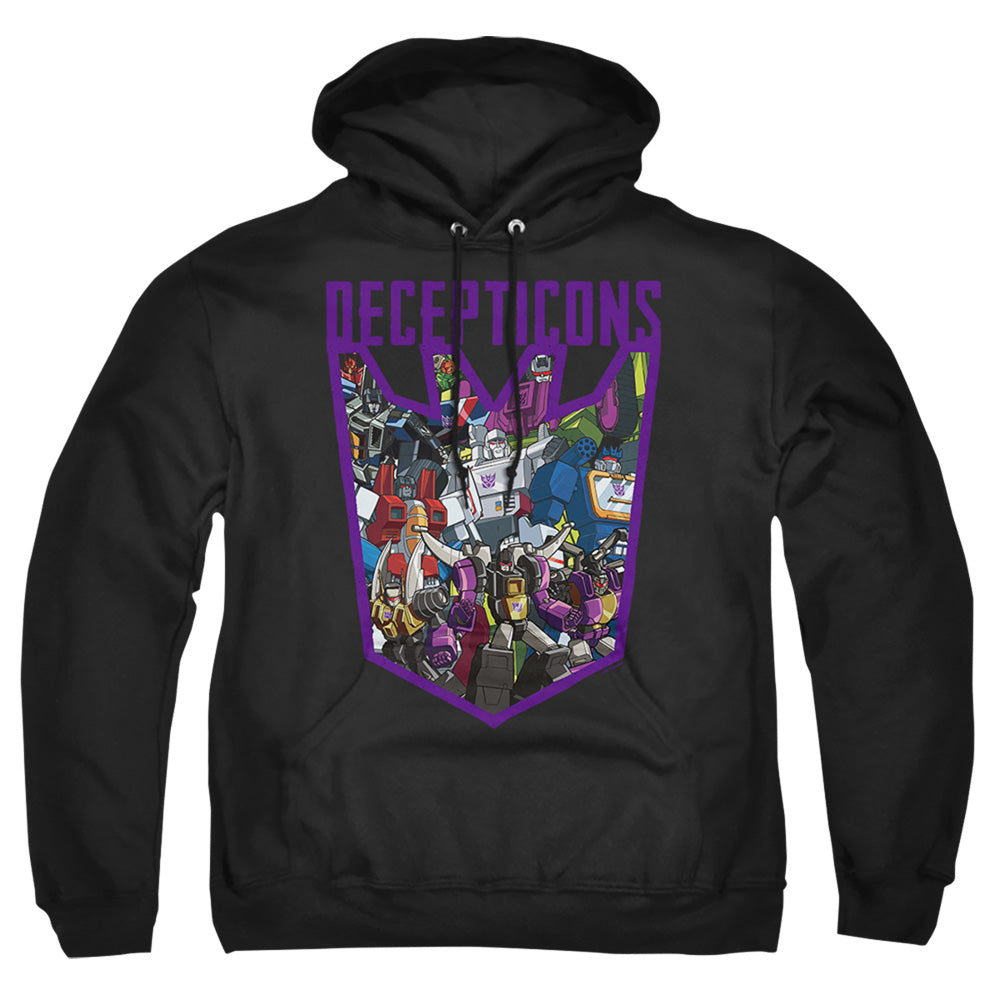 Transformers Decepticon Collage Mens Hoodie Black