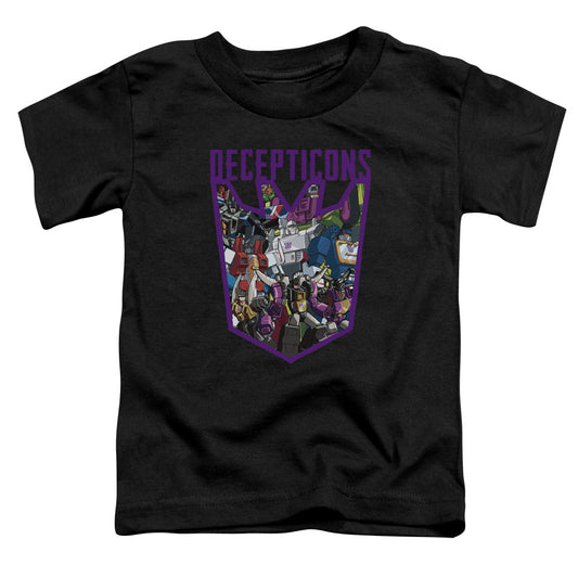 Transformers Decepticon Collage Toddler Kids Youth T Shirt Black