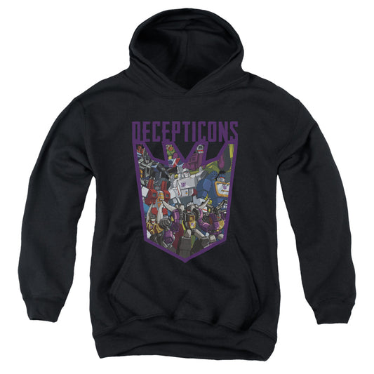 Transformers Decepticon Collage Kids Youth Hoodie Black