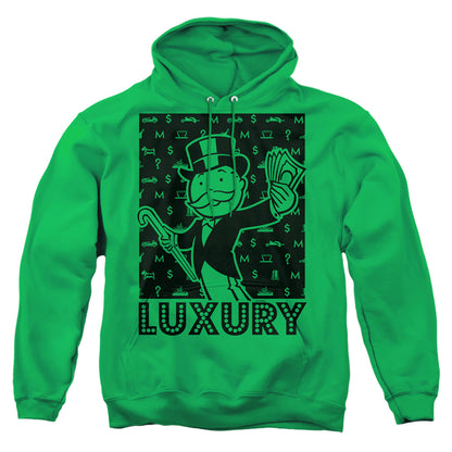 Monopoly Luxury Mens Hoodie Kelly Green