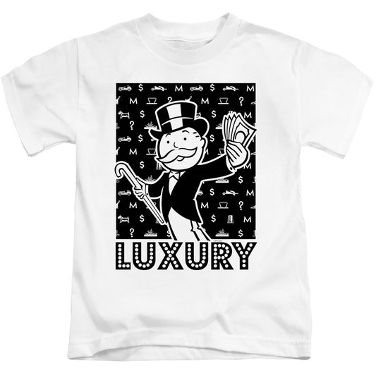 Monopoly Luxury Juvenile Kids Youth T Shirt White