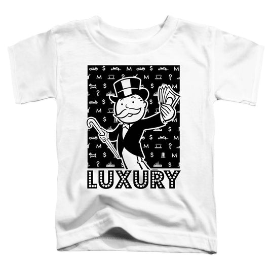 Monopoly Luxury Toddler Kids Youth T Shirt White