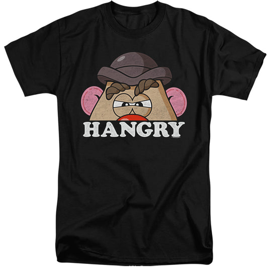 Mr Potato Head Hangry Mens Tall T Shirt Black