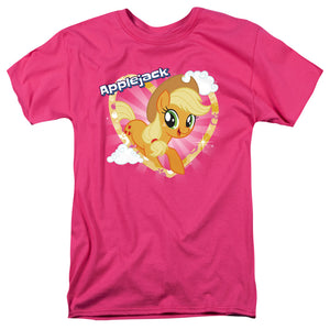 My Little Pony Tv Applejack Mens T Shirt Hot Pink