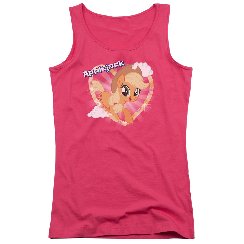 My Little Pony Tv Applejack Womens Tank Top Shirt Hot Pink