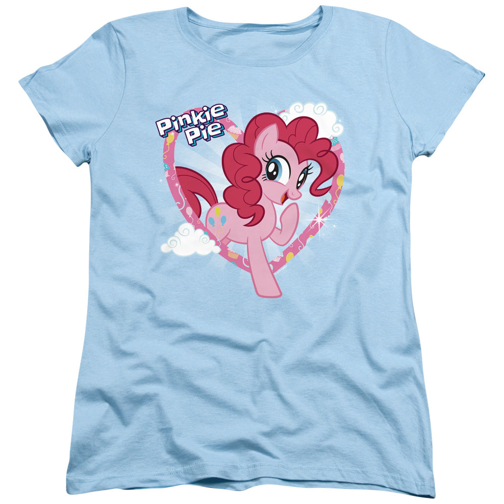 My Little Pony Tv Pinkie Pie Womens T Shirt Light Blue