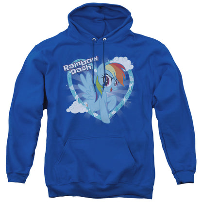 My Little Pony Tv Rainbow Dash Mens Hoodie Royal Blue