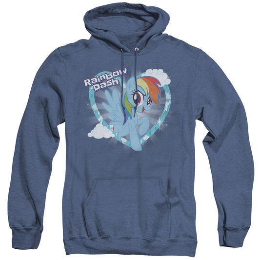 My Little Pony Tv Rainbow Dash Heather Mens Hoodie Royal Blue