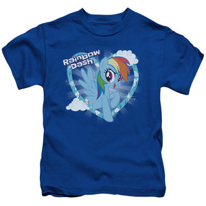 My Little Pony Tv Rainbow Dash Juvenile Kids Youth T Shirt Royal Blue