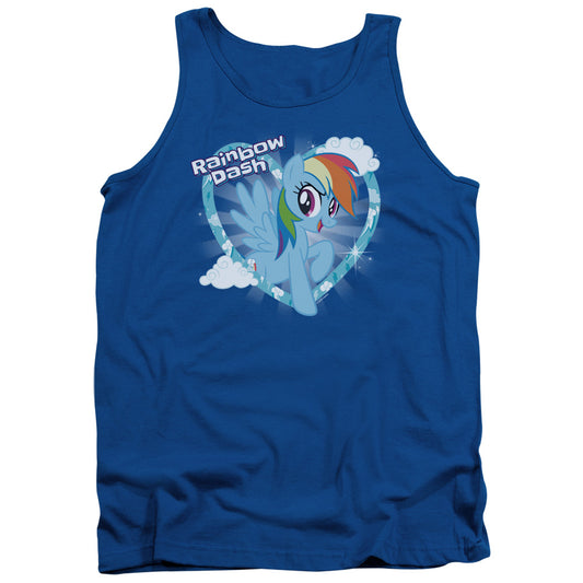 My Little Pony Tv Rainbow Dash Mens Tank Top Shirt Royal Blue