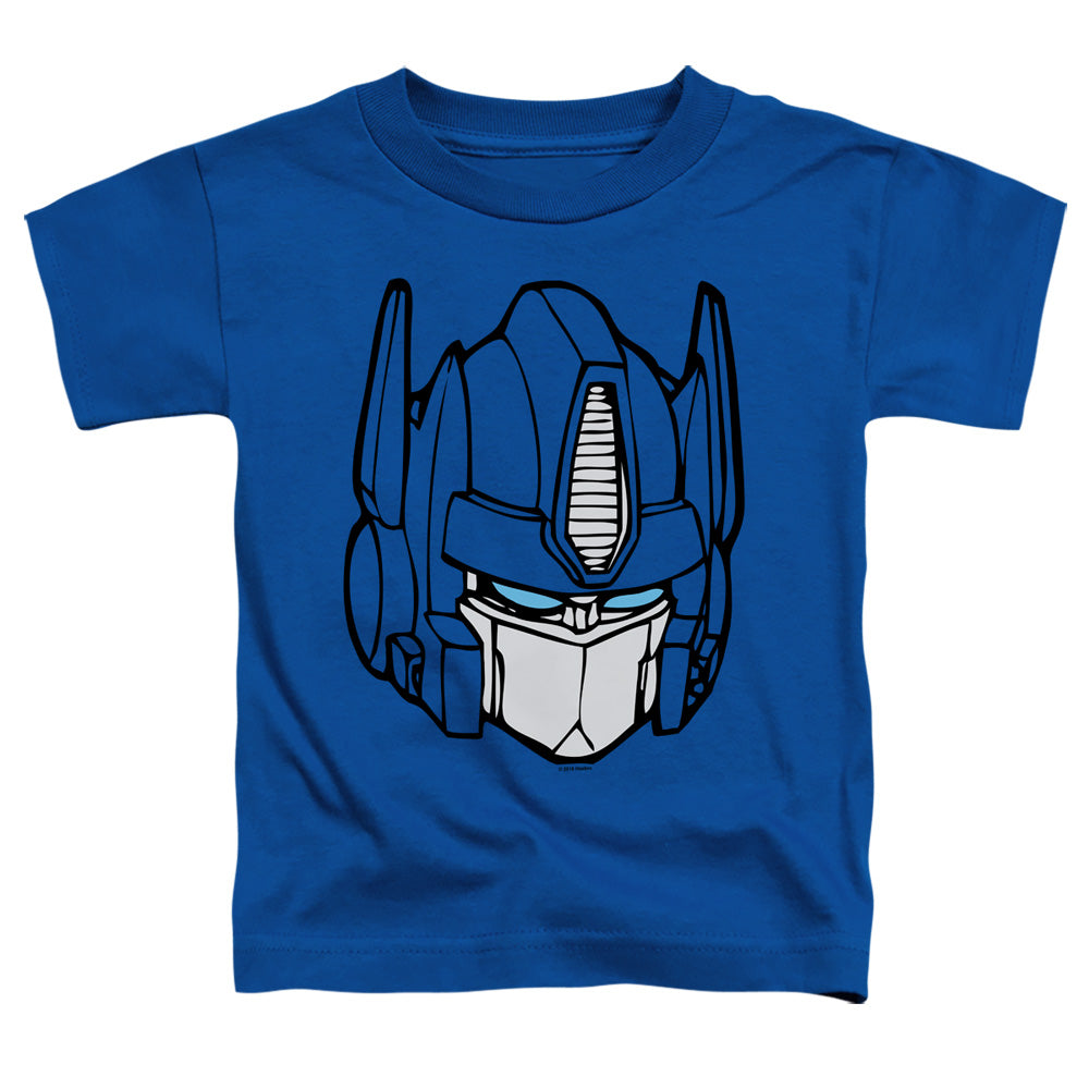 Transformers Optimus Head Toddler Kids Youth T Shirt Royal Blue