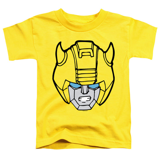 Transformers Bumblebee Head Toddler Kids Youth T Shirt Yellow