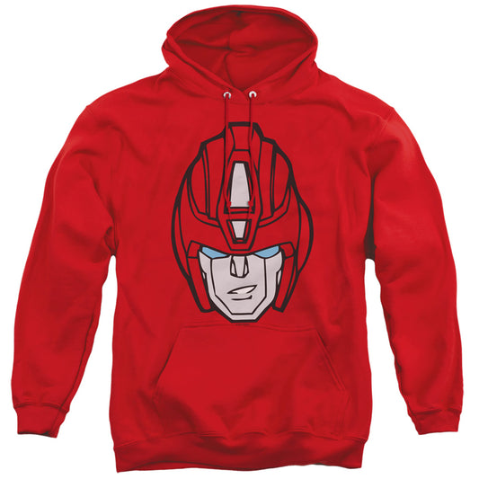 Transformers Hot Rod Head Mens Hoodie Red