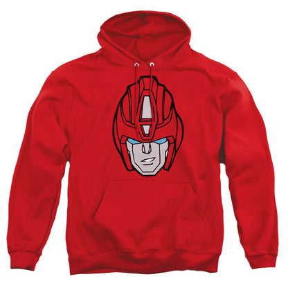 Transformers Hot Rod Head Mens Hoodie Red