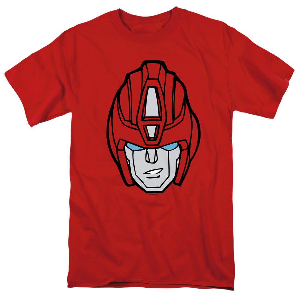 Transformers Hot Rod Head Mens T Shirt Red