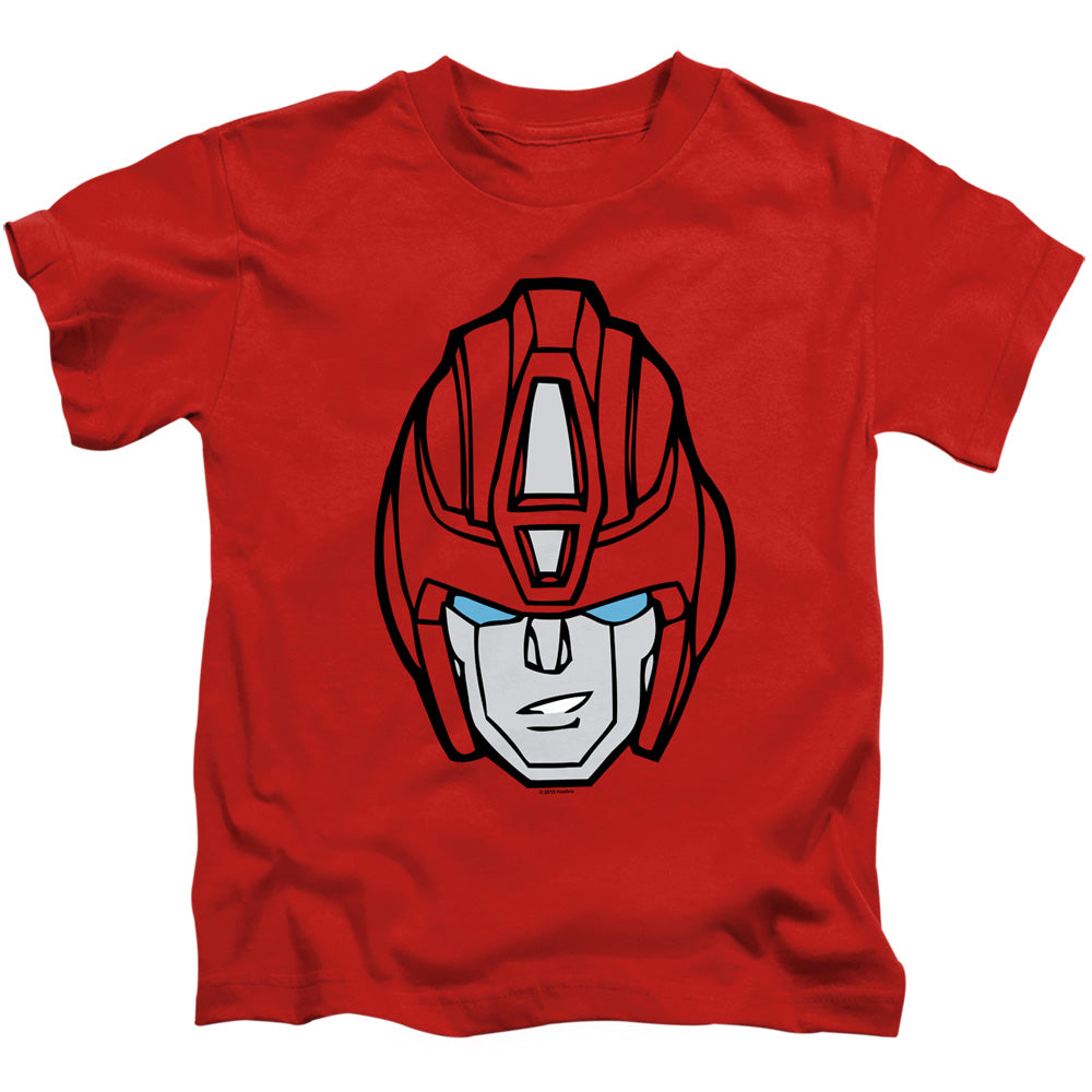 Transformers Hot Rod Head Juvenile Kids Youth T Shirt Red