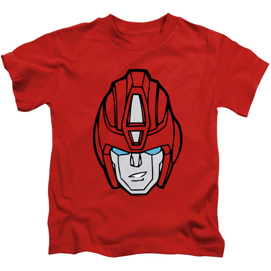 Transformers Hot Rod Head Juvenile Kids Youth T Shirt Red