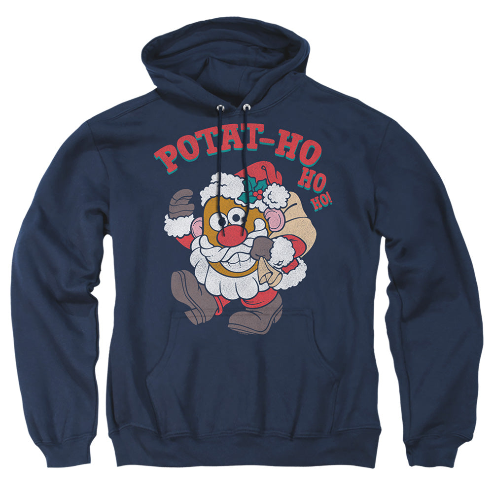 Mr Potato Head Ho Ho Ho Mens Hoodie Navy