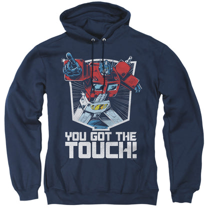 Transformers You Got the Touch Mens Hoodie Navy Blue