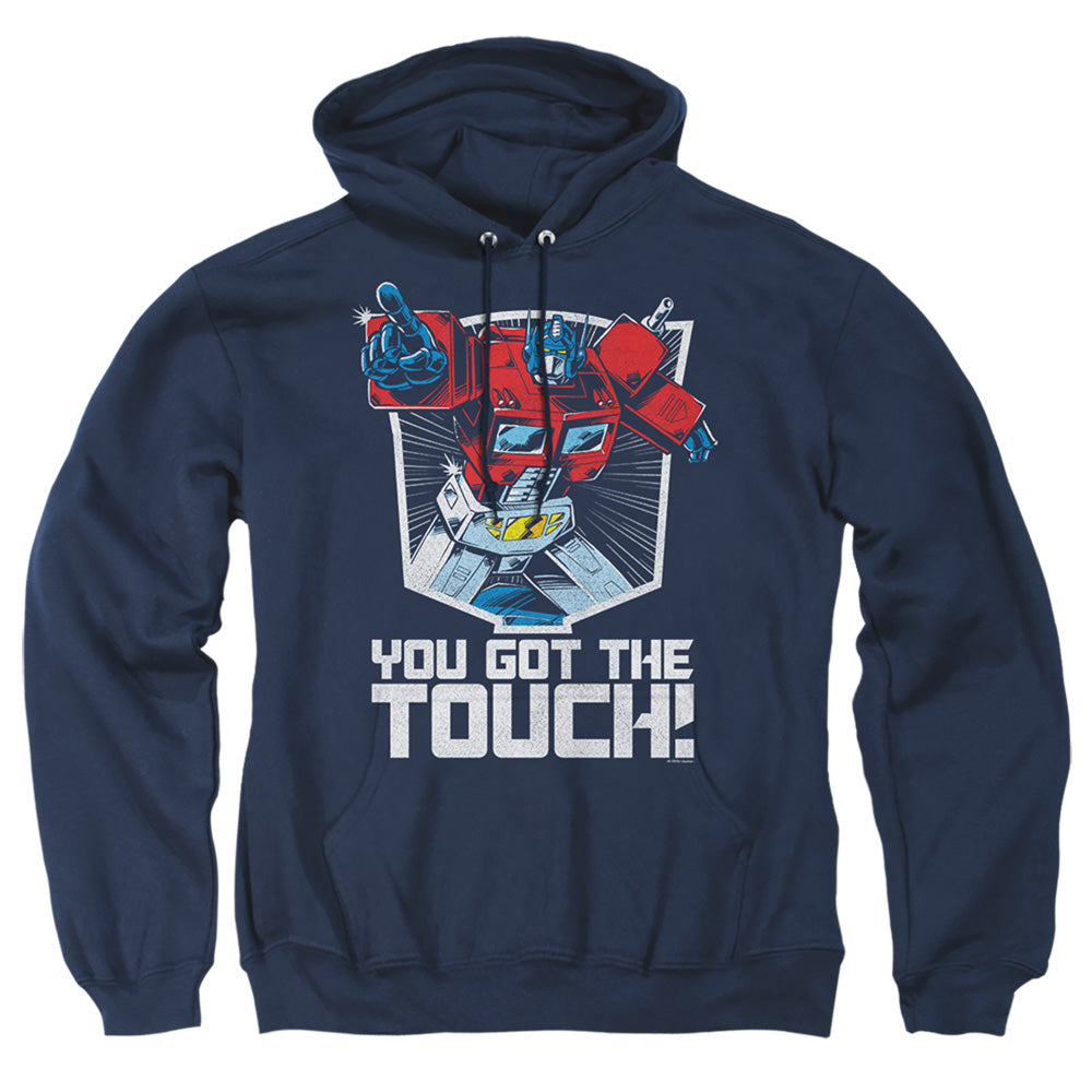 Transformers You Got The Touch Mens Hoodie Navy