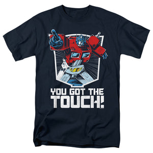 Transformers You Got the Touch Mens T Shirt Navy Blue