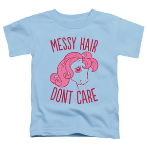 My Little Pony Retro Messy Hair Toddler Kids Youth T Shirt Light Blue