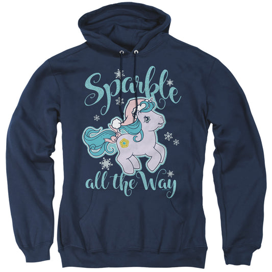 My Little Pony Retro Sparkle All the Way Mens Hoodie Navy Blue