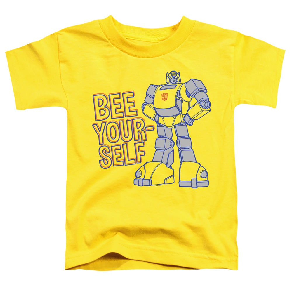 Transformers Bee Yourself Toddler Kids Youth T Shirt Yellow